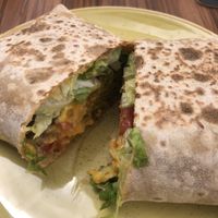 Falafal wrap  at kVegan in Tenerife