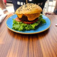 Azuki burger at kVegan in Tenerife