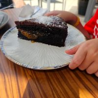 Chocolate cake at kVegan in Tenerife