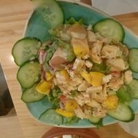 Tofu salad at kVegan in Tenerife