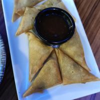 Samosas at kVegan in Tenerife