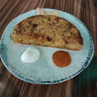 Spanish omelette at kVegan in Tenerife