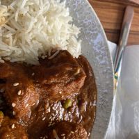 Meatballs and rice  at kVegan in Tenerife