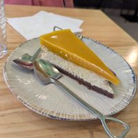 Mango cheesecake   at kVegan in Tenerife