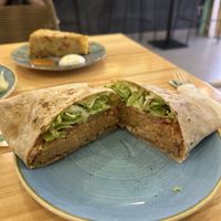White bean wrap   at kVegan in Tenerife