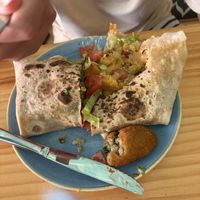 Omelette wrap  at kVegan in Tenerife