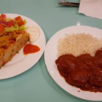 Tortilla and amazing seaweed meatballs at kVegan in Tenerife