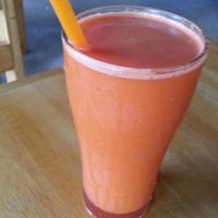 carrot juice at Ananda Yoga Detox in Koh Phangan