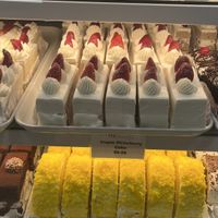 vegan strawberry cake  at Manan Bakery in Las Vegas