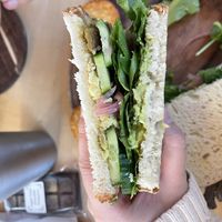 Avocado sandwich  at Pluto’s Organic Cafe in Redmond