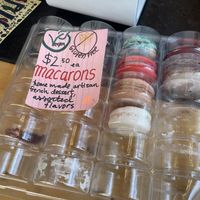 Vegan macarons  at Pluto’s Organic Cafe in Redmond