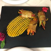 Main vegan course  at La Polveriera in Pontedera