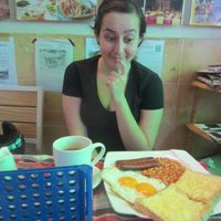 vegetarian english breakfast at bookworm's at Bookworm's Coffee in Ho Chi Minh City