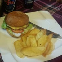 Veggie burger  at Bookworm's Coffee in Ho Chi Minh City