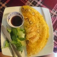 vegan pancake at Bookworm's Coffee in Ho Chi Minh City