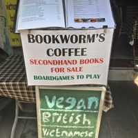 Entrance  at Bookworm's Coffee in Ho Chi Minh City