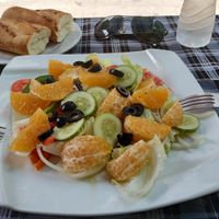 Vegan salad at Bookworm's Coffee in Ho Chi Minh City