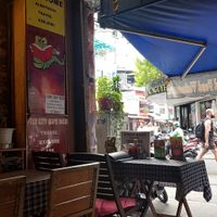 Tablets vegan options place saigon at Bookworm's Coffee in Ho Chi Minh City