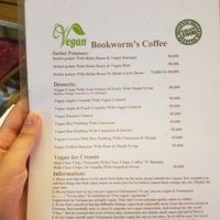 Vegan menu #3 at Bookworm's Coffee in Ho Chi Minh City