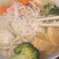 vegan pho  at Bookworm's Coffee in Ho Chi Minh City