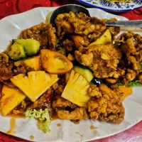 Sweet and sour oyster mushroom delicious at Great Nature Enterprise in Klang