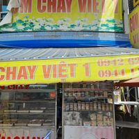 Main sign outside at Quán Cơm Chay Việt in Ho Chi Minh City