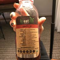 One of the juices from my 1 day cleanse at Kreation Organic Kafe - Toluca Lake in Los Angeles