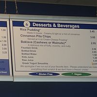 Menu 6 at Blue Grill in Milford