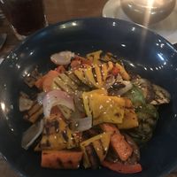 Mixed grilled vegetables and sesame soy dressing  at PP Arcade in Koh Phi Phi