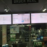 Front counter at Juice Press - 55th St in New York City