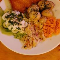 Schnitzel at Chwast Food in Warsaw