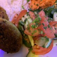 Lentils cutlet at Chwast Food in Warsaw