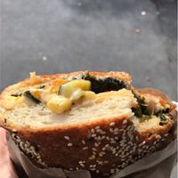 Vegan melt at Beat Street Cafe in Christchurch