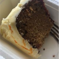 Vegan orange cake at Beat Street Cafe in Christchurch