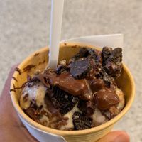 Vegan blizzard. Oat base with Oreo, peanut butter, and chocolate. at Délices de Joie Crèmerie et Epicerie in Quebec