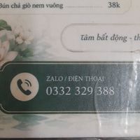 Phone number at Chay An Yên in Ho Chi Minh City