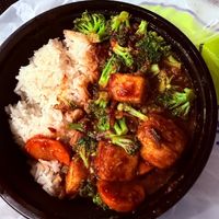 Orange Tofu  at Kitsune House in Miami