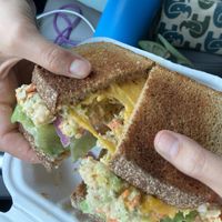 Chickpea melt  at Killer Vegan in Union