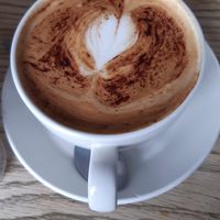 cappuccino with coconut milk at Monck's Green in Phibsborough