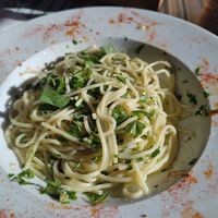 Spaghetti Carretiera at Restaurant Giardini in Mallorca
