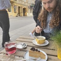 Coffee tea and cake  at KIRAS - Totoriu 7 in Vilnius