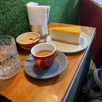 Lovely cafe with vegan cakes and sandwiches! Great coffee too.  at KIRAS - Totoriu 7 in Vilnius