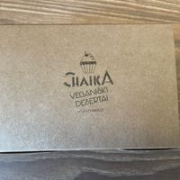 Cake box from Chaika, Vilnius  at KIRAS - Totoriu 7 in Vilnius