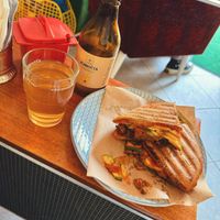 jackfruit toast at KIRAS - Totoriu 7 in Vilnius