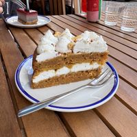 morkų tortas (carrot cake) at KIRAS - Totoriu 7 in Vilnius