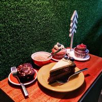 Awesome variety of vegan desserts in Chaika cafe :) at KIRAS - Totoriu 7 in Vilnius