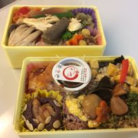 Bento #2 in person at Masumoto - Shinjuku in Tokyo