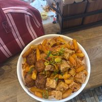 Vegan spice bag  at Xian Street Food Dublin in Dublin