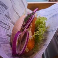Backvischbrötchen at Kleine Haie Grosse Fische in Hamburg