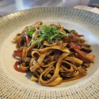 Vegetable wok at Emirhan Restaurant in Samarkand